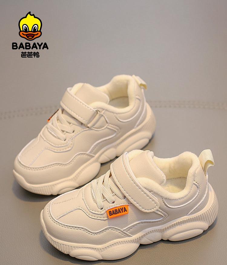 BABAYA small bear shoes boys online shoes girl sports shoes small white shoes breathable single shoes 2023 spring and autumn new tide card