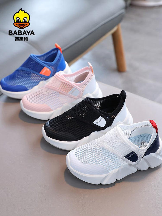 BABAYA children's summer sneakers boys shoes breathable net shoes 2023 new girl sandals single network shoes