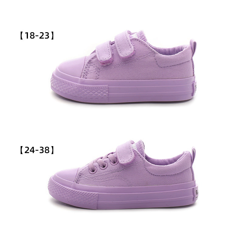 BABAYA candy canvas shoes small and young children's cloth shoes girls shoes, boys board shoes Korean version of tide shoes 2023 spring new