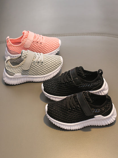 BABAYA children's sports shoes boys net cloth shoes girl casual shoes breathable shoes 2023 spring and autumn new running shoes