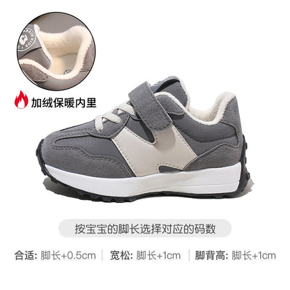 BABAYA children's sports shoes girl casual shoes 2023 spring and autumn new single shoes boys A -Gump shoes soft soles running shoes