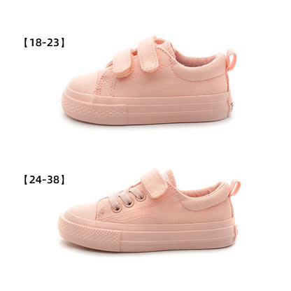 BABAYA candy canvas shoes small and young children's cloth shoes girls shoes, boys board shoes Korean version of tide shoes 2023 spring new