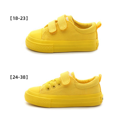 BABAYA candy canvas shoes small and young children's cloth shoes girls shoes, boys board shoes Korean version of tide shoes 2023 spring new