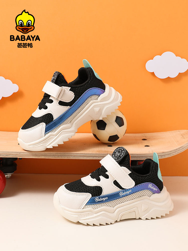 BABAYA children's sports shoes boys baby single shoes girl casual shoes 2023 spring new mesh net breathable shoes