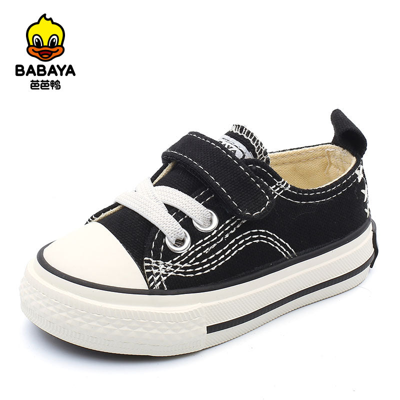 BABAYA Shoes 1-3 years old soft bottom canvas shoes, boys start shoes, girl shoes 2023 spring and autumn new